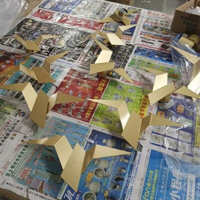 Aplique de Pared Nórdico de Hierro (Diseño Pájaro)